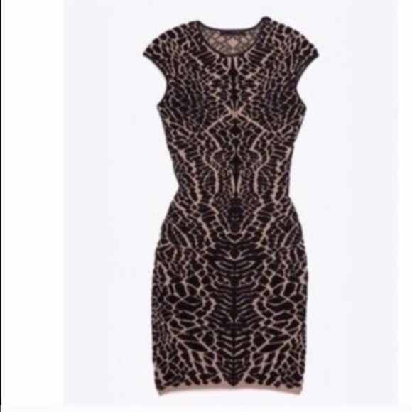 RVN Jacquard Bodycon Dress - Picture 2 of 2